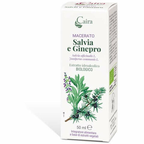 Caira salvia e ginepro macerato idroalcolico bio gocce 50 ml