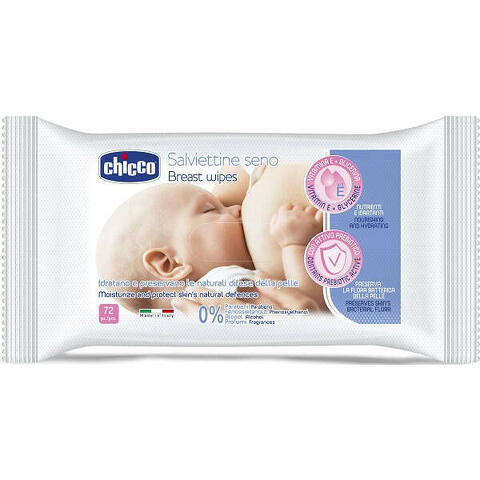 Chicco salviette detergenti per il seno 72 pezzi