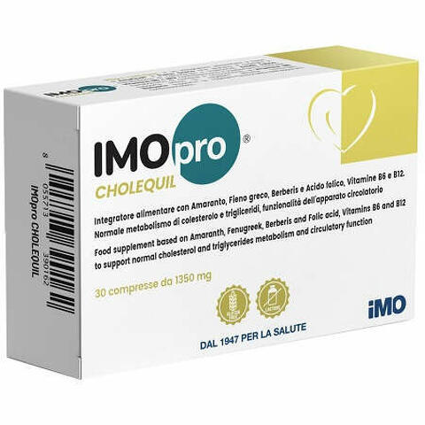 Imopro cholequil 30 compresse 1,35 g