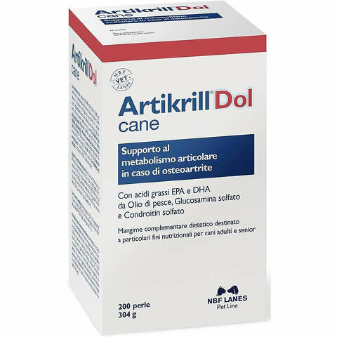 Artikrill dol cane flacone 200 perle