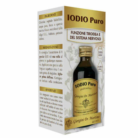 Iodio puro analcolico 100 ml