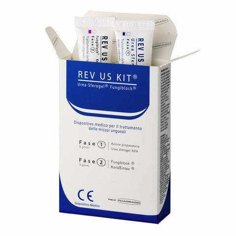 Rev us kit smalto fase 1 15 ml + smalto fase 2 15 ml