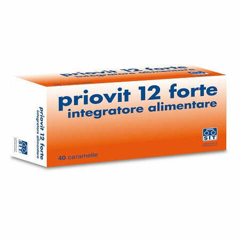 Priovit 12 forte 40 caramelle