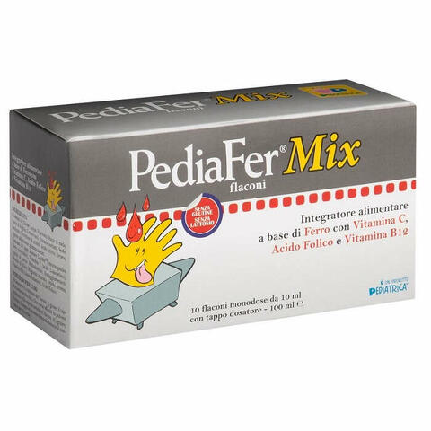 Pediafer mix 10 flaconi da 10 ml