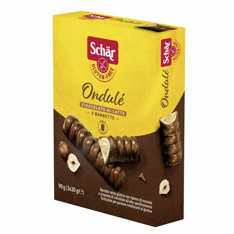 Barrette Ondulé Con Ripieno Di Nocciole - 3 Porzioni Da 30 G