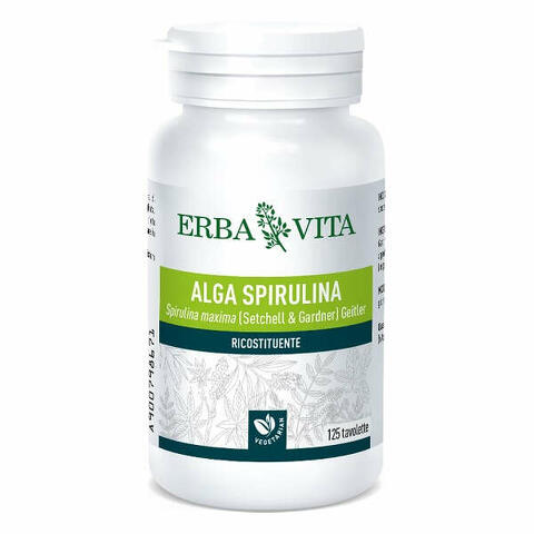 Alga spirulina 125 tavolette 400 mg