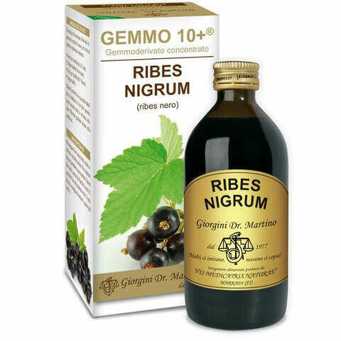 Gemmo 10+ ribes nero 200 ml liquido analcolico