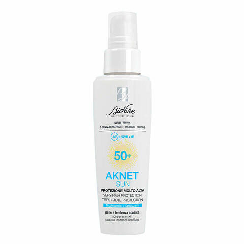 Aknet sun protezione molto alta spf50+ 50 ml