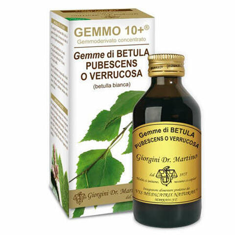 Gemmo 10+ betulla bianca 100 ml liquido analcolico