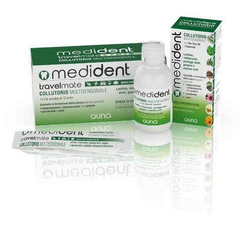 Medident travelmate collutorio multisensoriale 15 stick da 10 ml