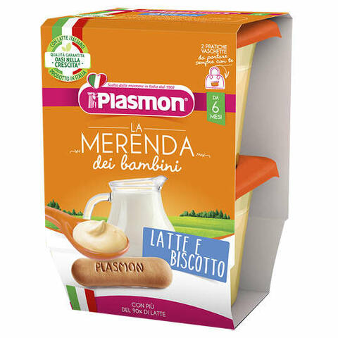 La merenda dei bambini merende latte biscotto asettico 2 x 120 g