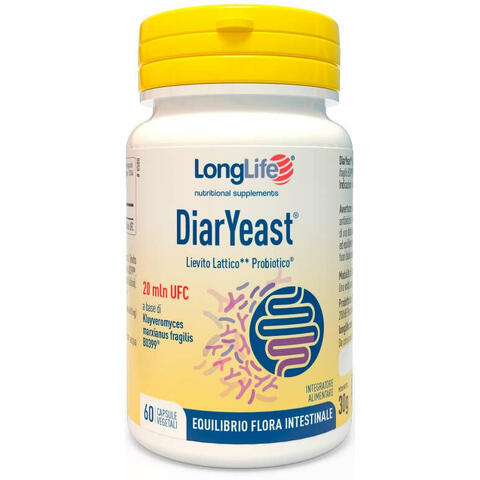 Longlife diaryeast 60 capsule vegetali