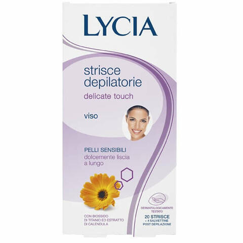 Lycia 20 strisce viso delicate 12 pezzi