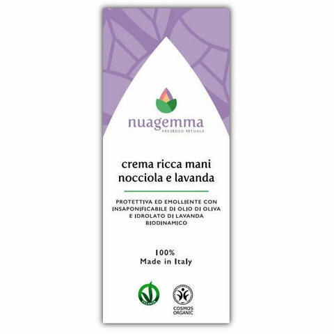 Nuagemma prezioso rituale crema ricca mani lavanda e nocciola 100 ml