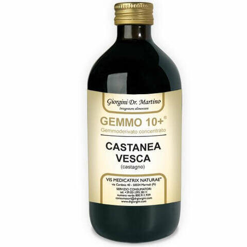 Castagno liquido analcolico gemmo 10+ 500 ml