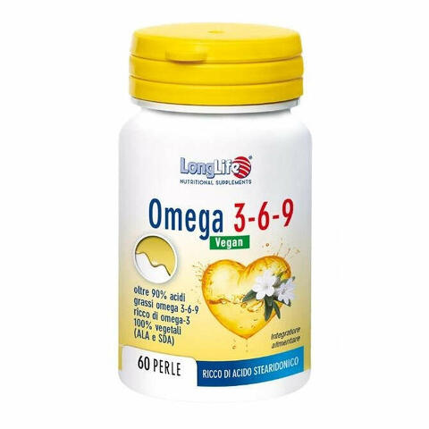 Longlife omega 369 vegan 750 mg 60 perle