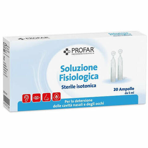 Soluzione fisiologica sterile isotonica  20 ampolle da 5 ml