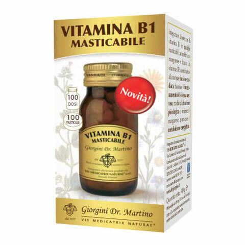 Vitamina b1 masticabile 100 pastiglie