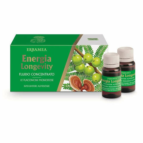 Energia longevity 12 flaconcini da 10 ml