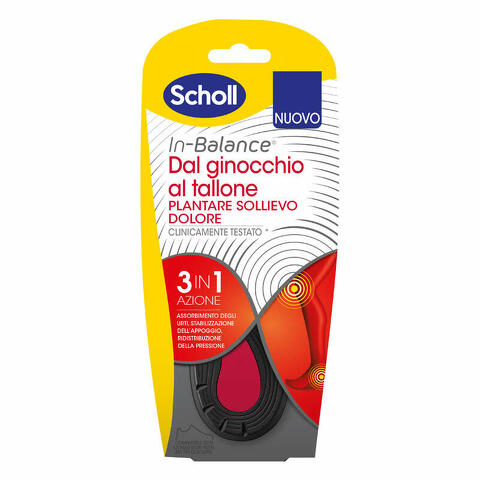 Plantare sollievo dolore da ginocchio a tallone scholl in balance everyday l