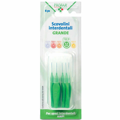 Scovolini verde 1,1 6 pezzi