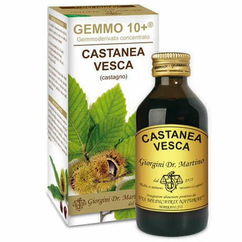 Castagno liquido analcolico gemmo 10+ 100 ml