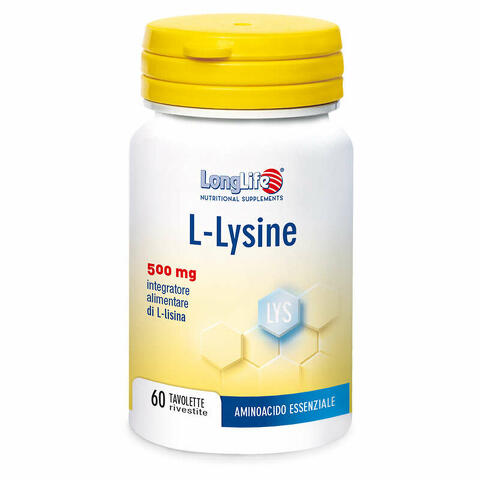 Longlife l-lysine 500mg 60 tavolette