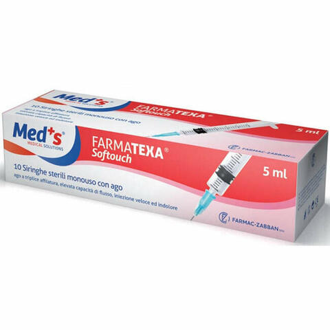 Siringa meds 5ml 14 gauge 10 pezzi