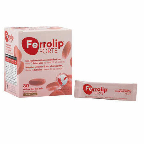 Ferrolip forte 30 stick packs da 1,8 g gusto limone