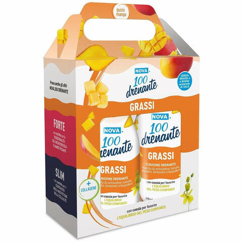 Nova 100 drenante grassi mango bipack 2 x 300 ml