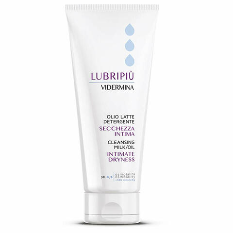 Vidermina lubripiu' olio latte detergente secchezza intima 200ml