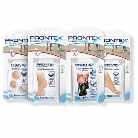 Medicazione in idrocolloidi hydrocomfort assortiti 6 pezzi