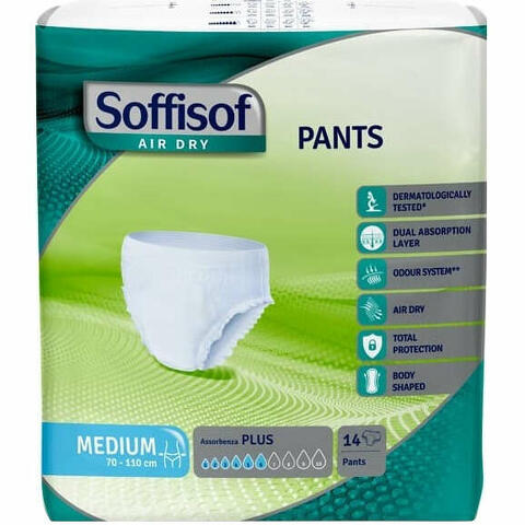 Pannolone per incontinenza  air dry pants extra medium 9 pezzi