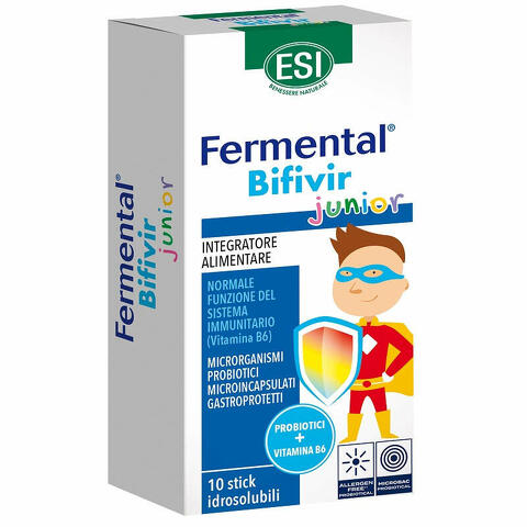 Fermental bifivir junior 10 stick idrosolubili