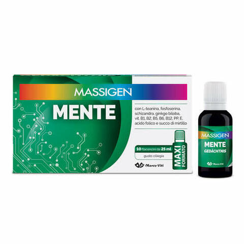 Massigen mente 10 flaconi da 25ml