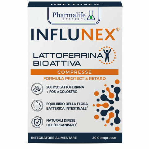 Influnex lattoferrina bioattiva 30 compresse