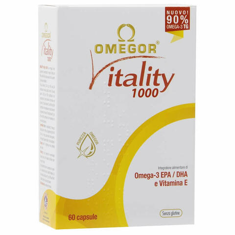 Omegor vitality 1000 60 capsule molli