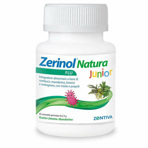 Natura flu junior 20 caramelle gommose