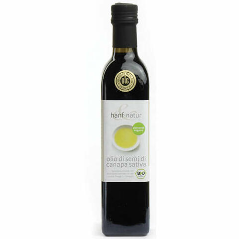 Hanf&natur canapa olio di semi bio 500 ml