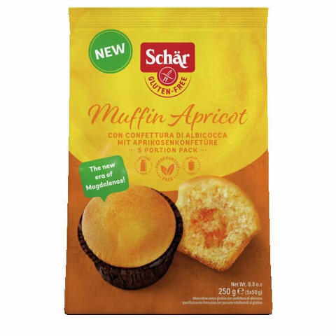 Muffin apricot 5 pezzi da 50 g