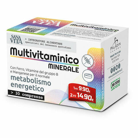 Sanavita multivitaminico minerale 30 compresse