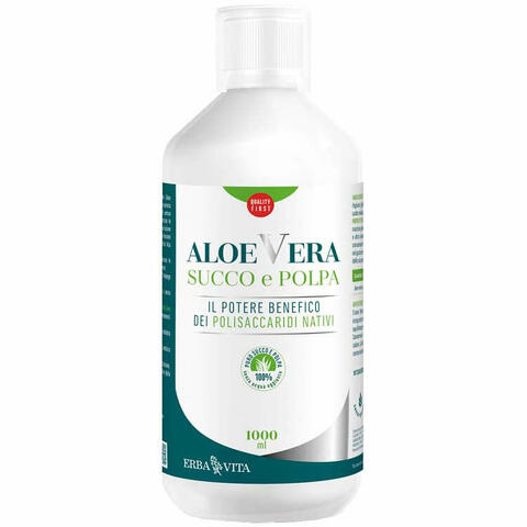 Aloe vera succo e polpa 1000 ml