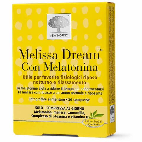 Melissa dream con melatonina 30 compresse