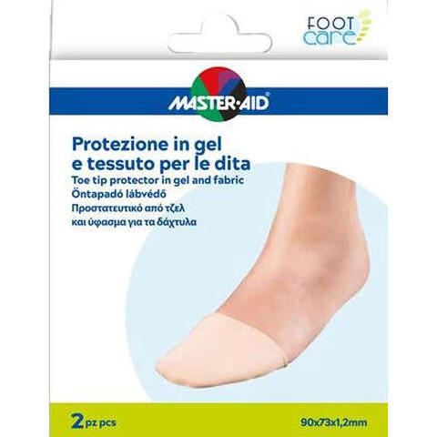 Protezione in gel e tessuto - Copri dita piedi - 2 pezzi