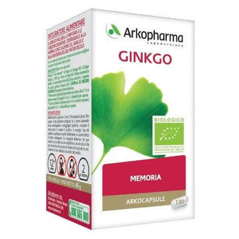 Ginkgo Bio 45cps - Integratore per memoria e circolazione