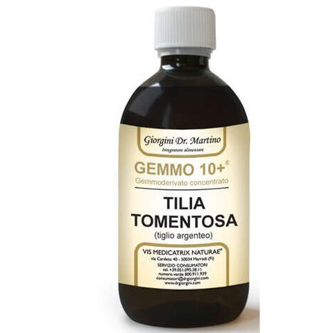 Gemmo 10+ - Tiglio Argenteo Liquido Analcolico 500 ml