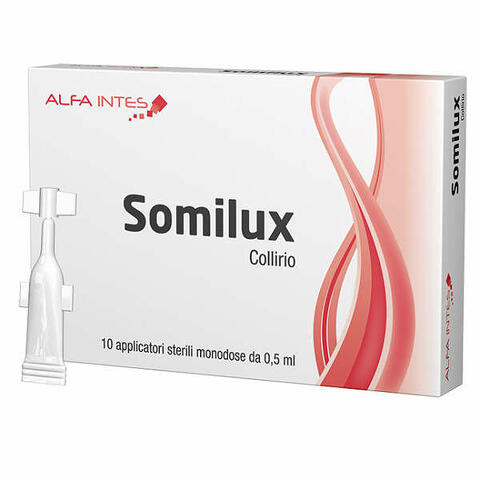 Somilux collirio 10 applicatori sterili monodose da 0,5ml