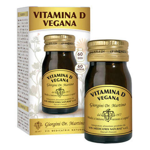 Vitamina D vegana 60 pastiglie - Integratore alimentare vegetale