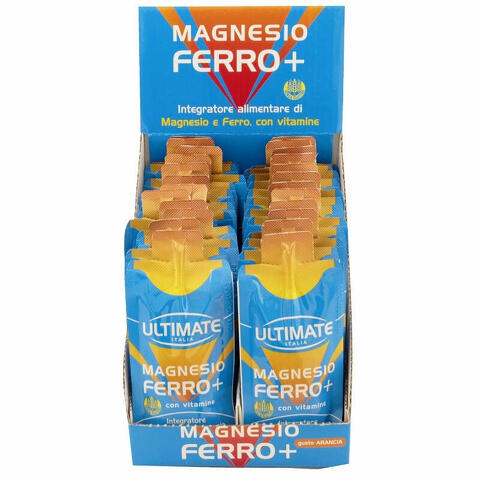 Ultimate magnesio ferro+ arancio 24 pezzi da 30ml