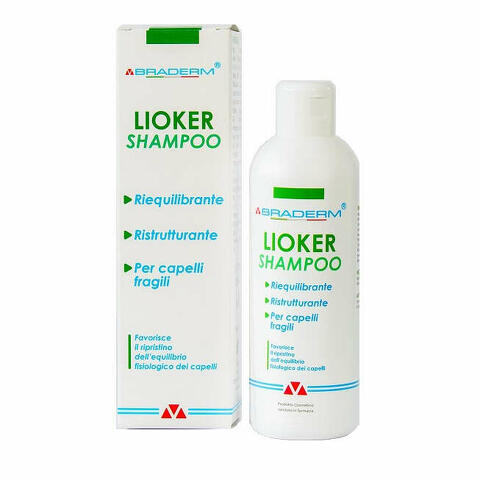 Lioker shampoo 200ml braderm